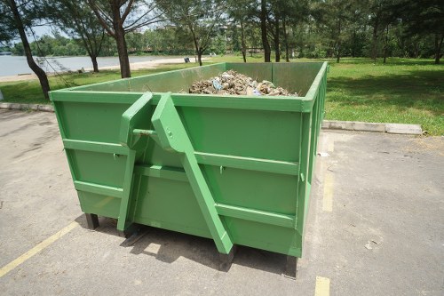 Customer using skip hire services in Croydon for a home renovation project